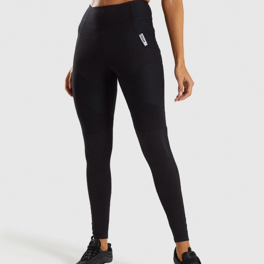 New With Tags Gymshark True Texture Black Leggings Women’s Large